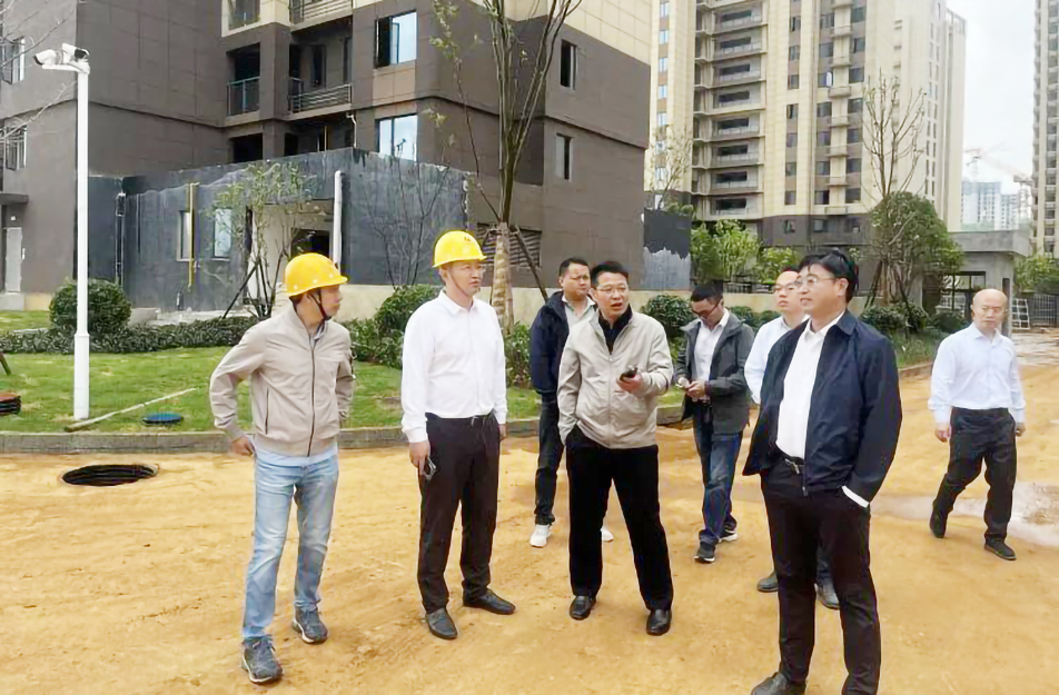 劉順保到杭州路項目、秦坊安置房項目調(diào)研