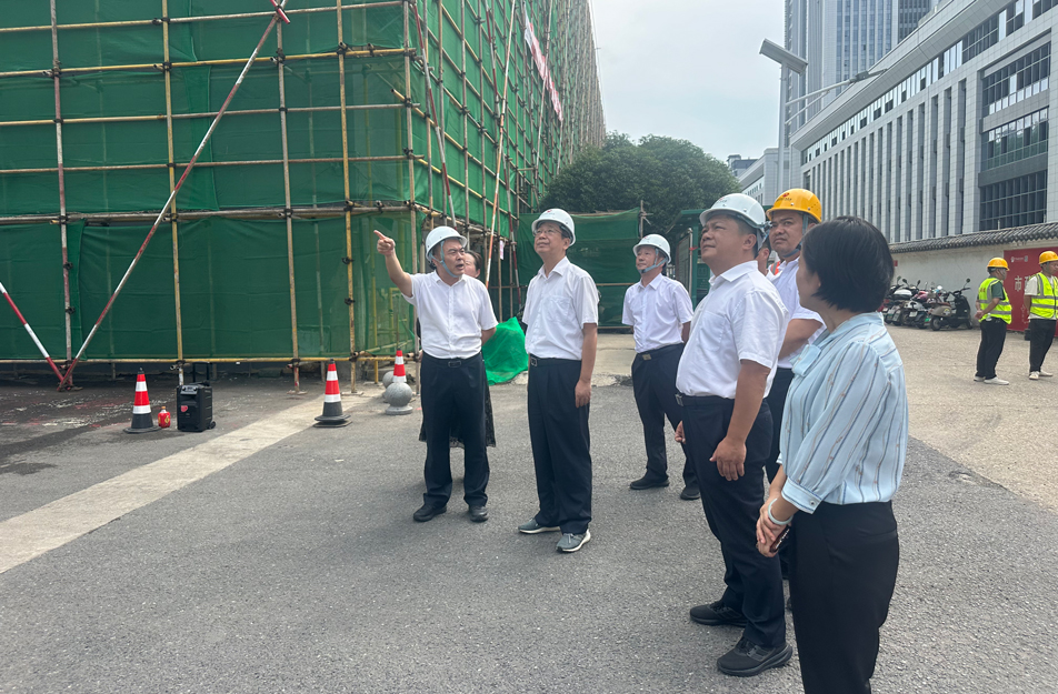 南昌市人大常委會副主任、黨組成員王強(qiáng)一行到新建區(qū)老舊小區(qū)改造項(xiàng)目檢查調(diào)研