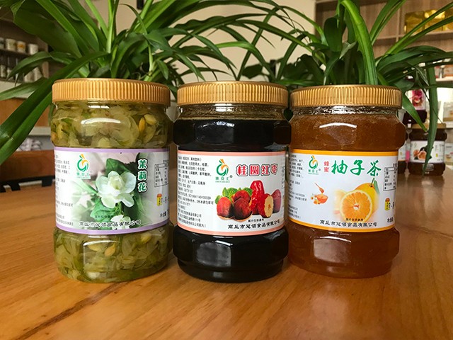 茉莉花花茶、桂圓紅棗花茶、柚子花茶